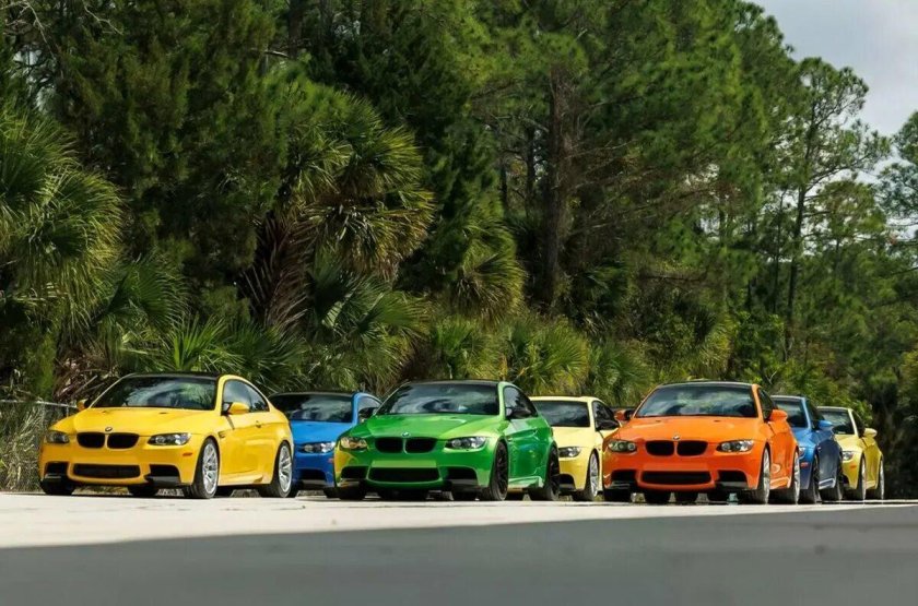 БМВ разные цвета