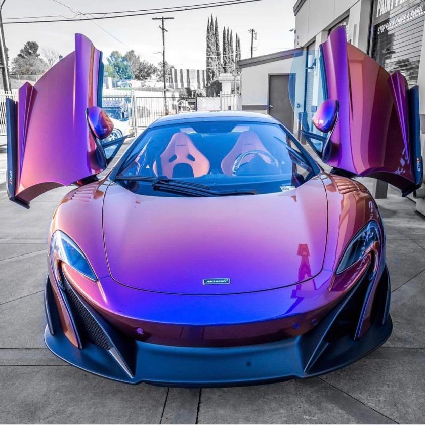 Необычные цвета для авто