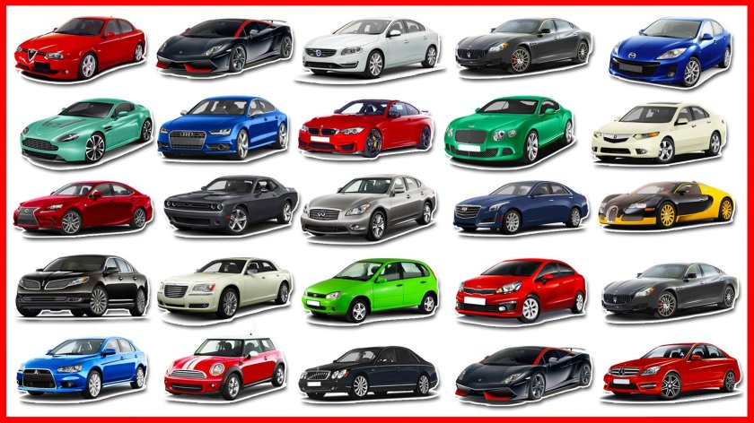 Марки автомобилей для детей