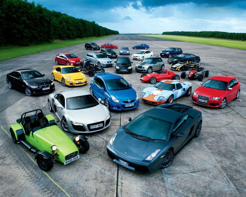 Машины разных марок