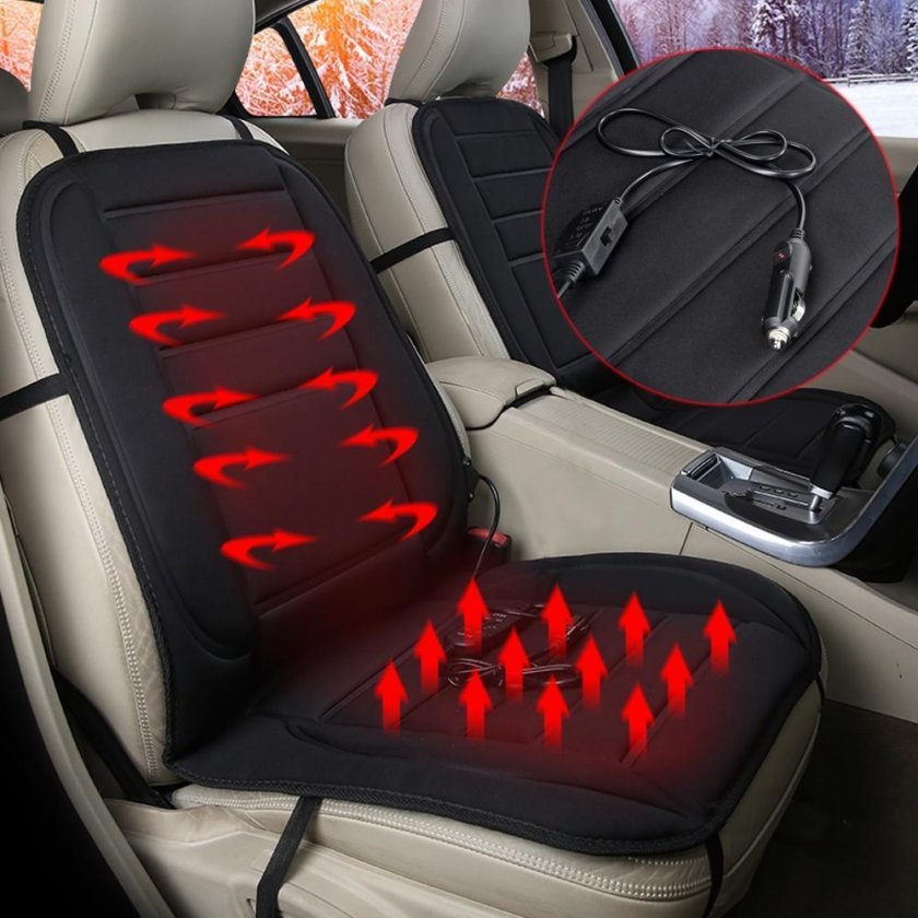 Чехол с подогревом на сиденье автомобиля