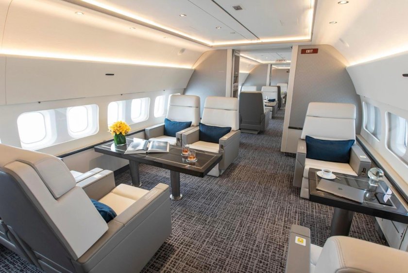 Boeing Business Jet (BBJ) салон