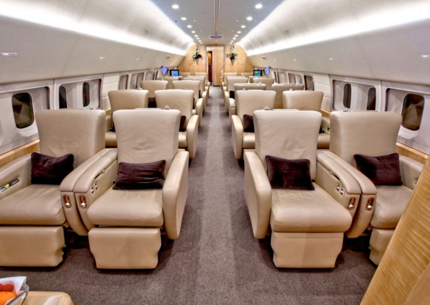 BBJ 737 Interior