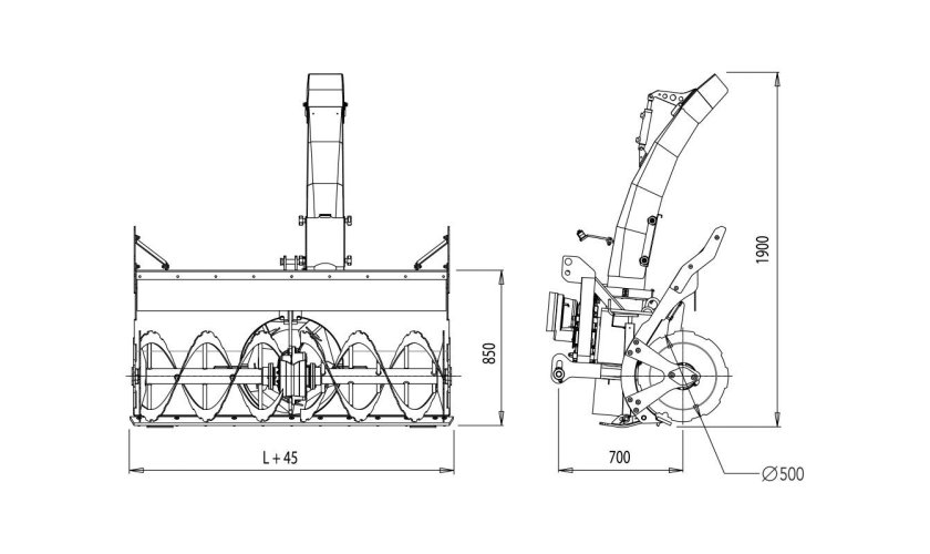 Снегоочиститель Basic Hy 400-400