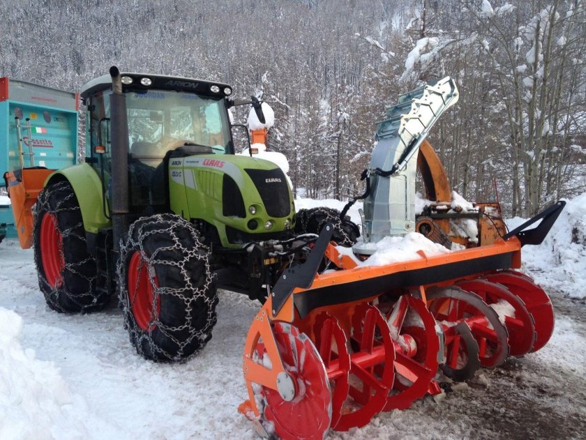 Плужно роторный снегоочиститель