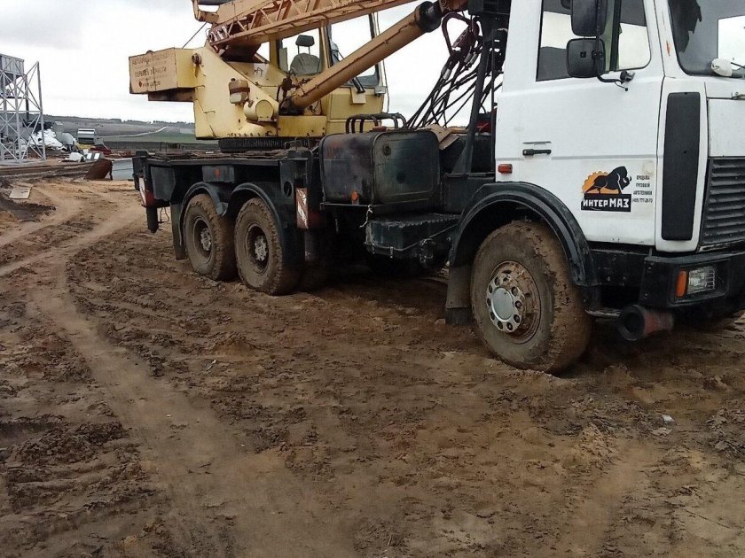 Маз автокран