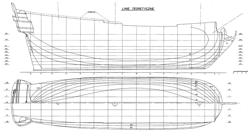 Парусный линейный корабль Ингерманланд чертежи