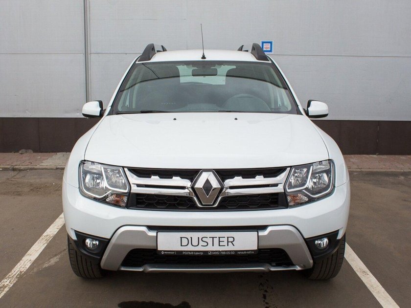 Renault Duster белый 2014