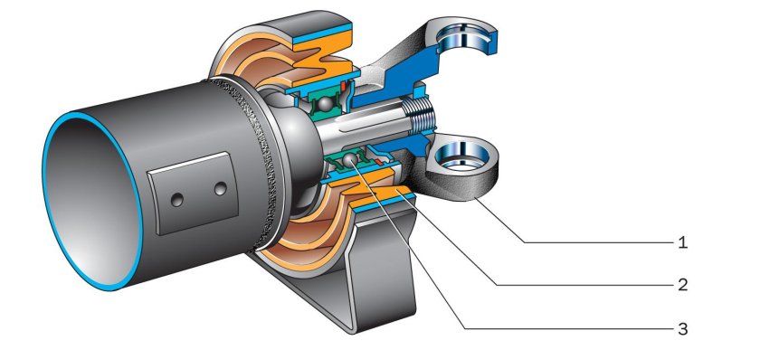 Промежуточная опора карданного вала устройство