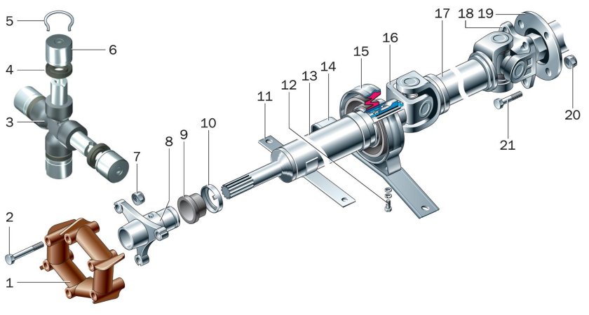 Карданная передача ВАЗ 2112