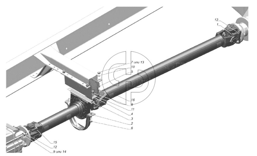 Кардан ГАЗ 33106
