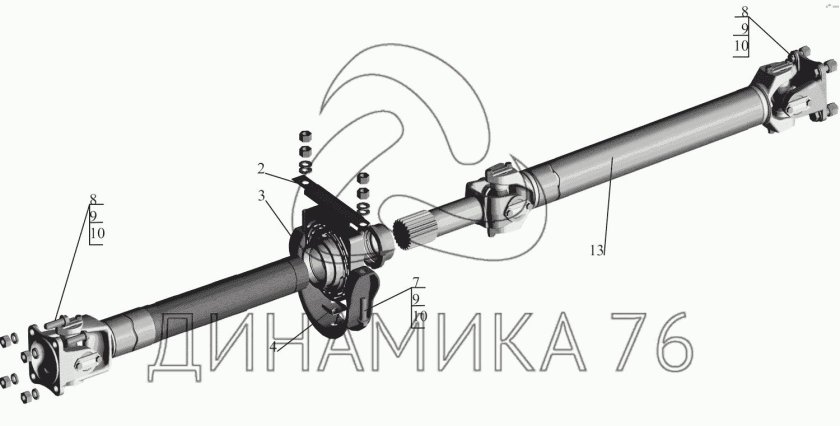 Вал карданный МАЗ 4370