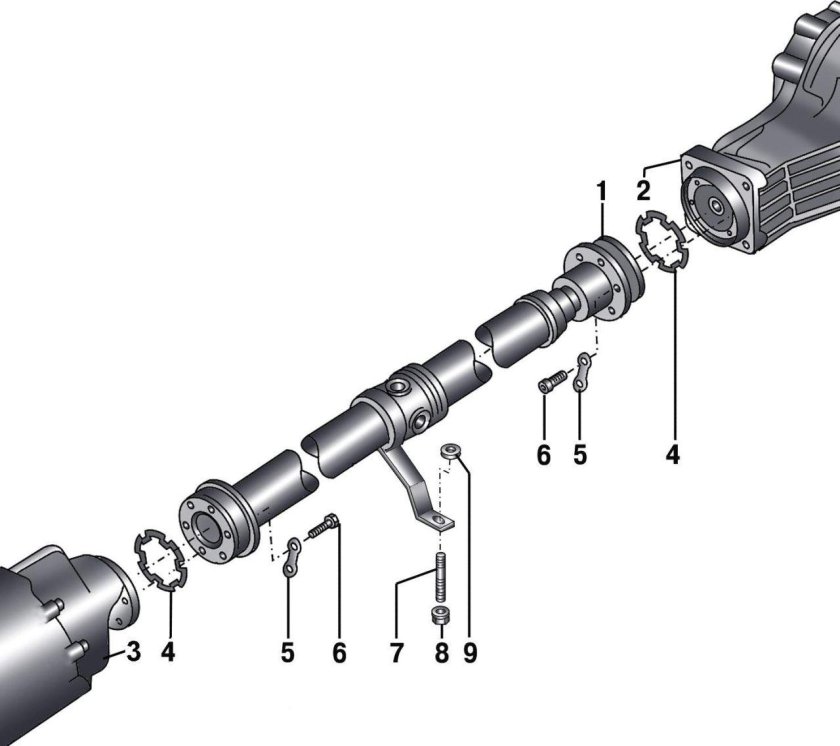 Карданный вал Ауди а4