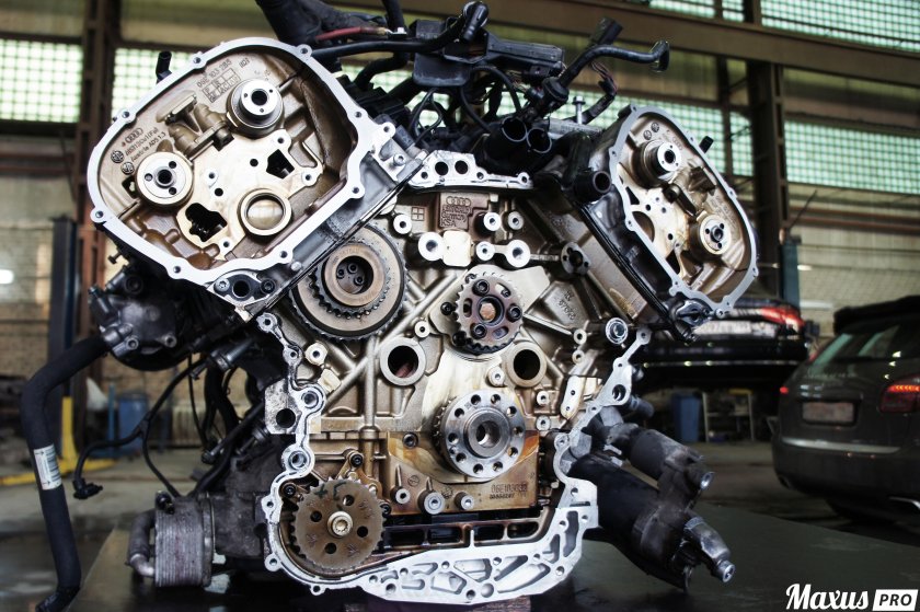 Мотор 3.2 Ауди цепи