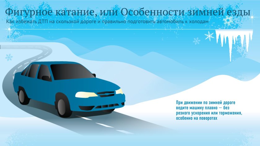 Особенности вождения зимой
