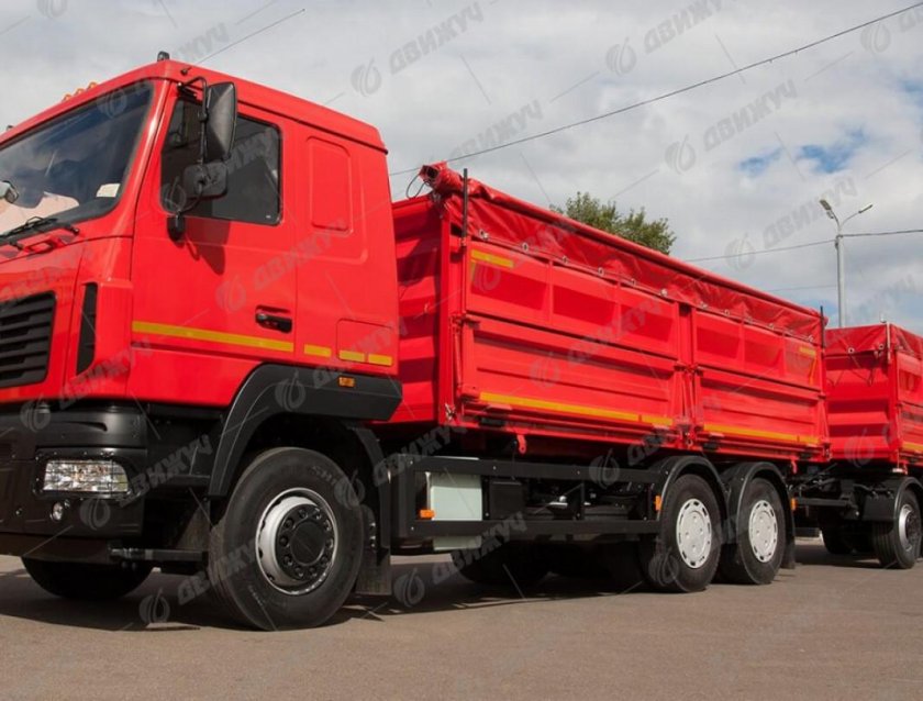 Самосвал зерновоз 6х4 МАЗ 65012j-8535-000