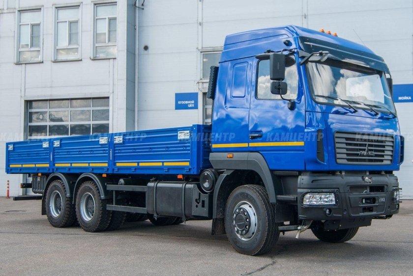 Маз 6312 бортовой новый