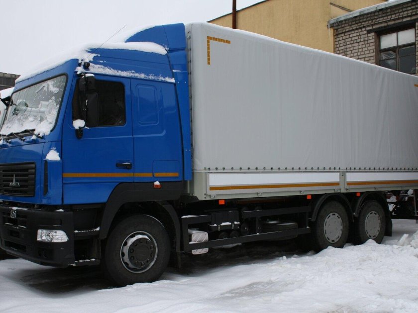 МАЗ 6312 бортовой новый