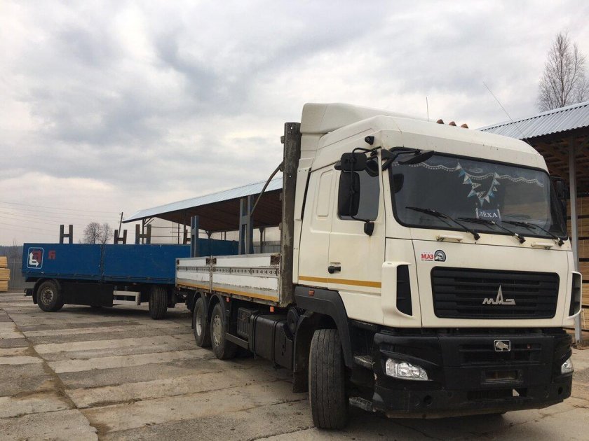 МАЗ 6312 бортовой новый