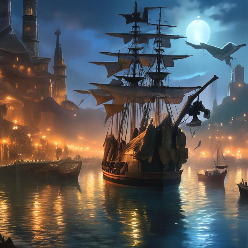 Пиратский корабль