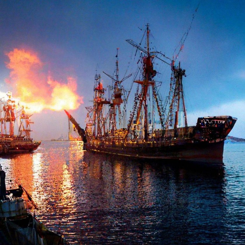 Галеон корабль 18 века