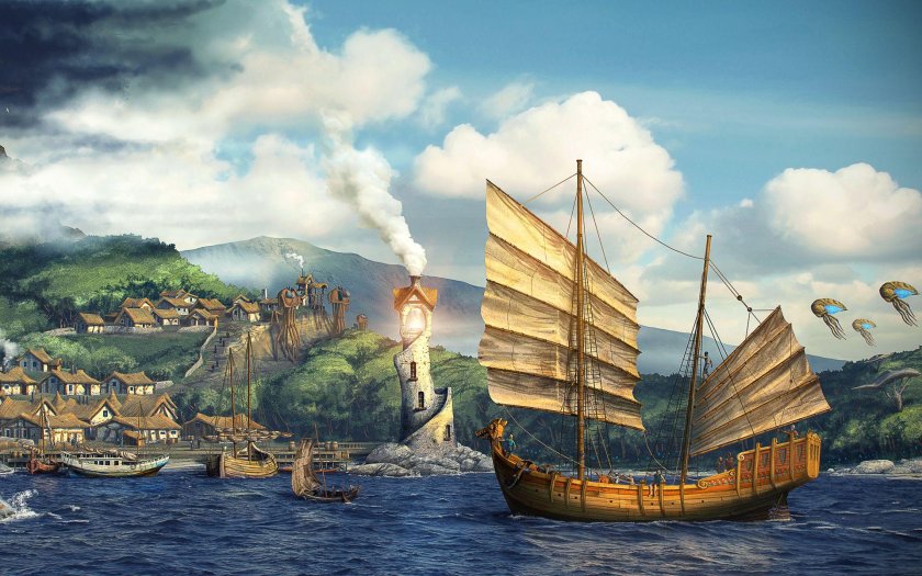 Сказочный корабль