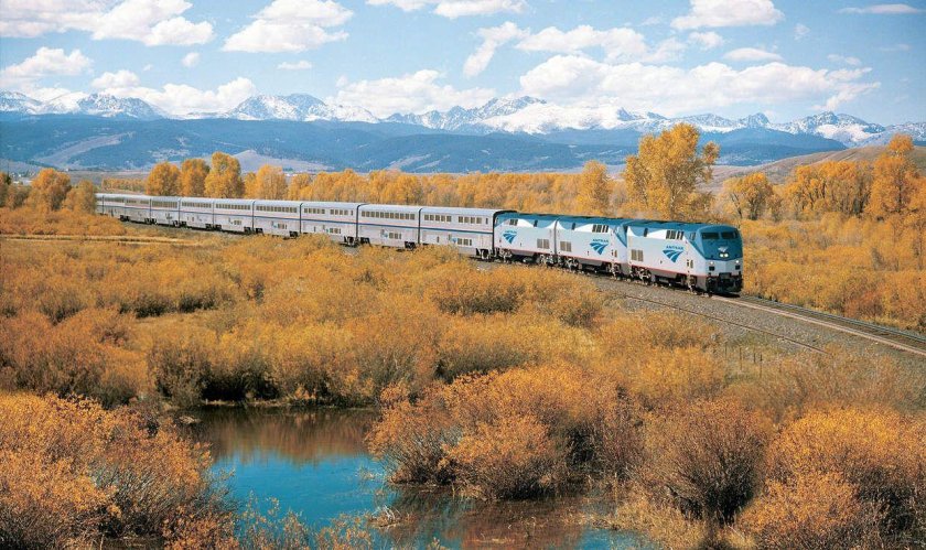 Поезда Америки Amtrak