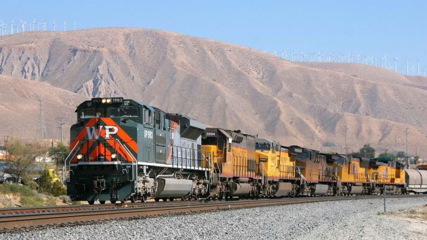Американские поезда Union Pacific