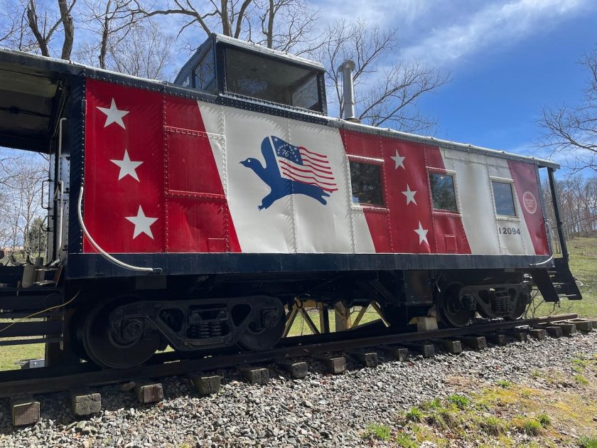 Pennsylvania railroad caboose