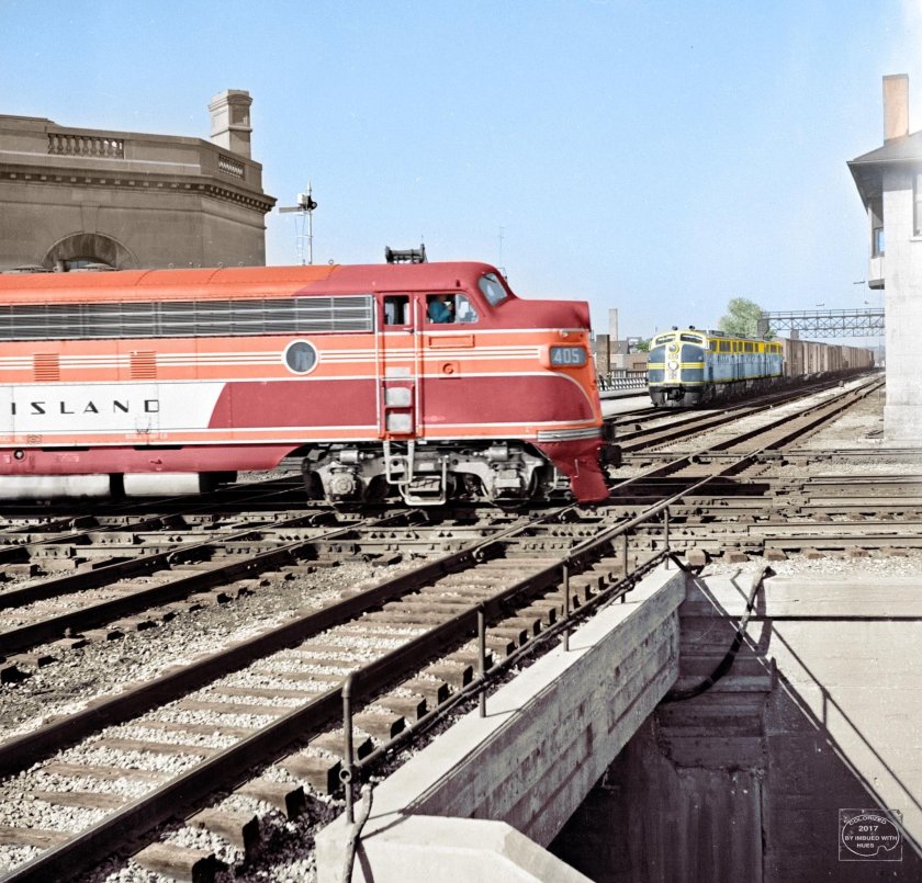 Американский тепловоз 50-х