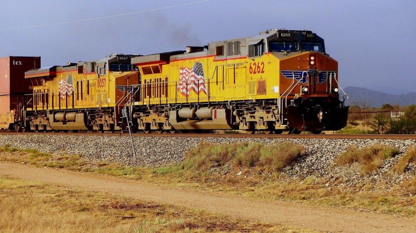 Американский Локомотив США Железнодорожный