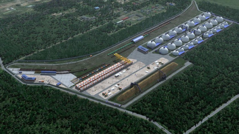 Порт Усть Луга Ультрамар