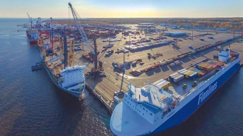 Порт Бронка Санкт-Петербург