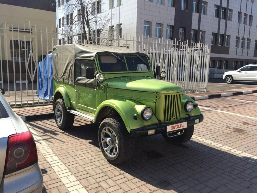 ГАЗ 69 зеленый