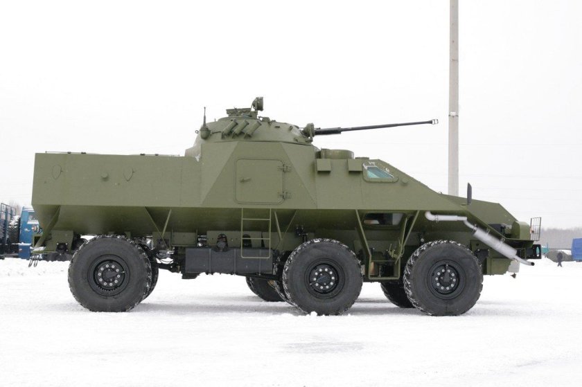 Бронеавтомобиль КАМАЗ-43269 выстрел