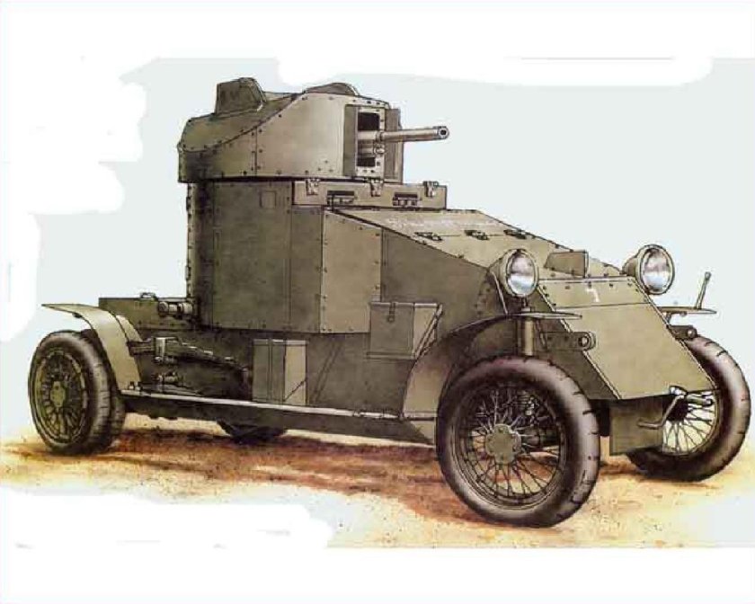 Ланчестер бронеавтомобиль 1914