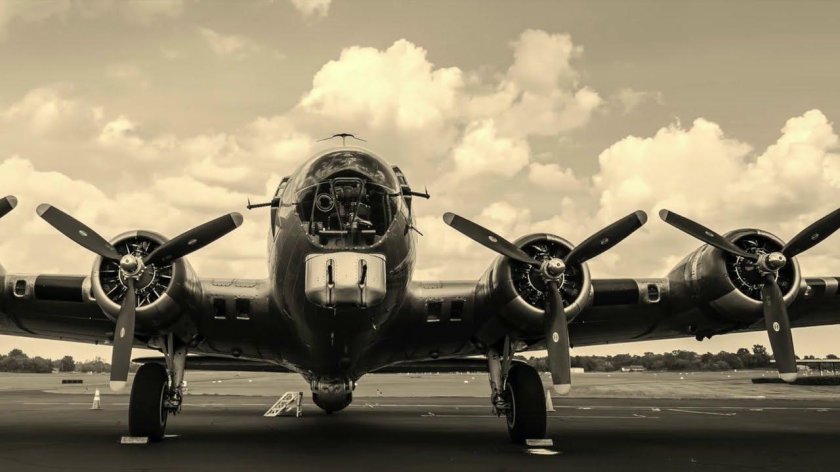 B 17 бомбардировщик