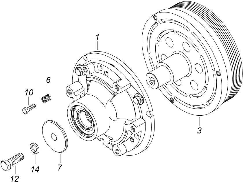 Электромуфта КАМАЗ 43118 евро 2