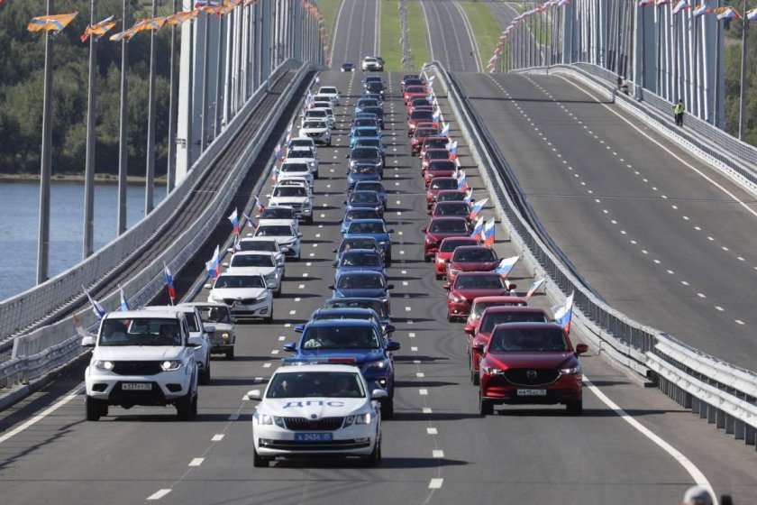 Открытие моста в Череповце Архангельского