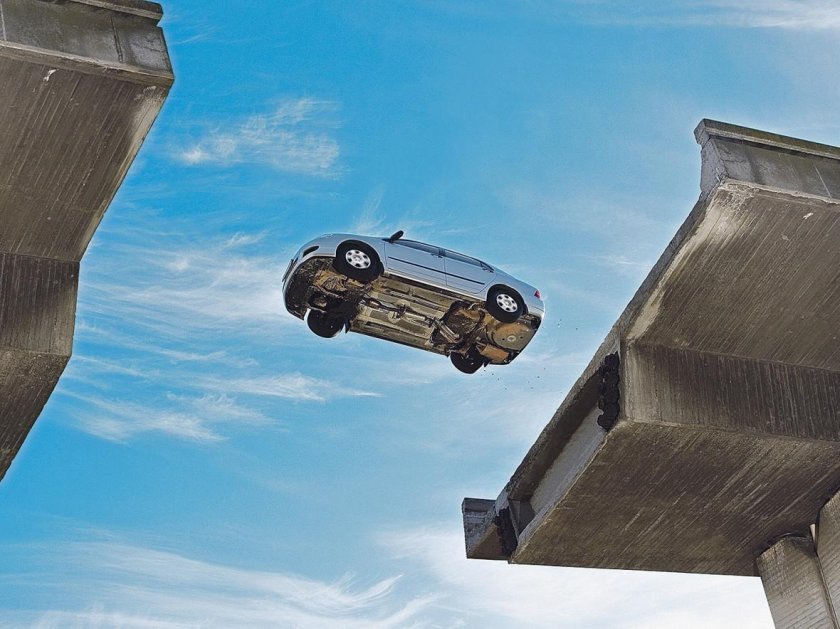 Фильм такси прыжок через мост