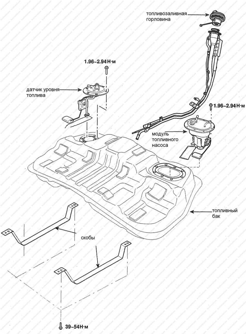 Топливная система Tucson