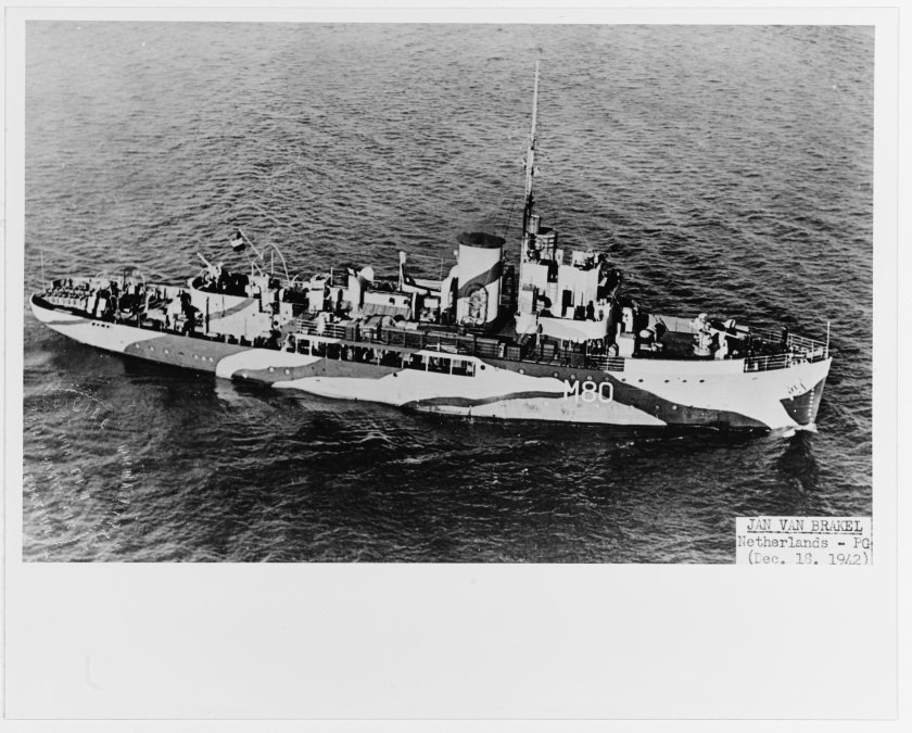 Минного заградителя "Jan van Brakel"