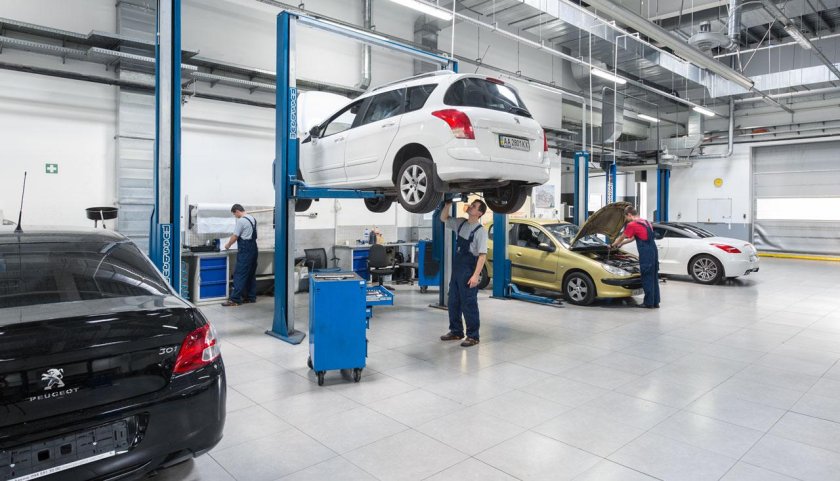 Станция техобслуживания автомобилей