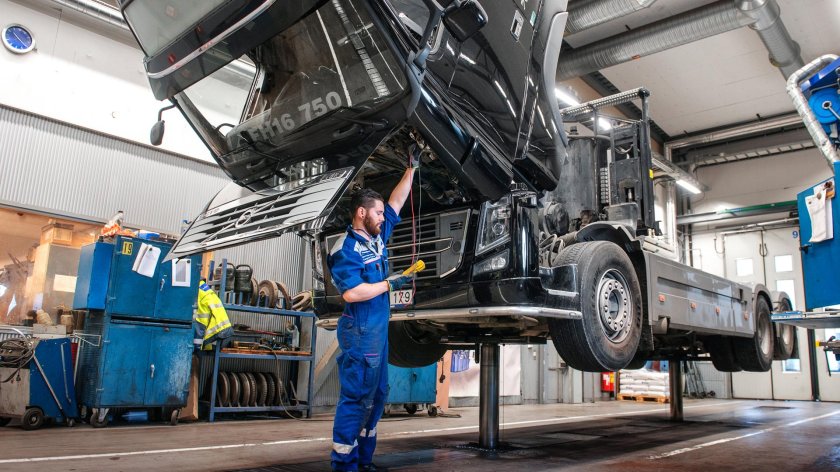 Грузовой грузовой сервис Вольво