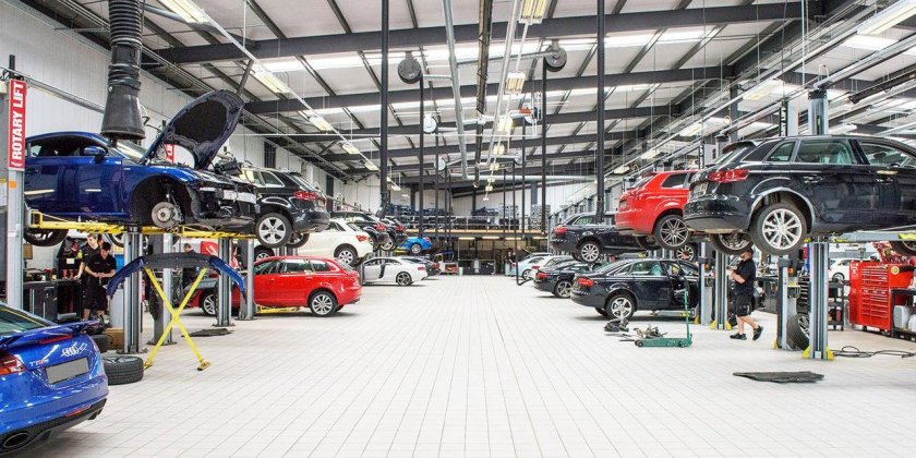 Станция техобслуживания автомобилей