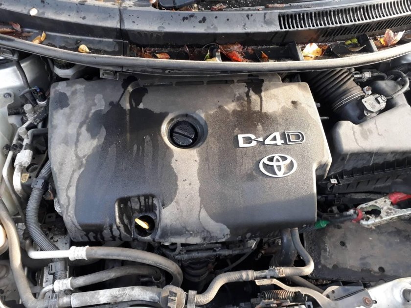 Номер двигателя Тойота аурис 1.4