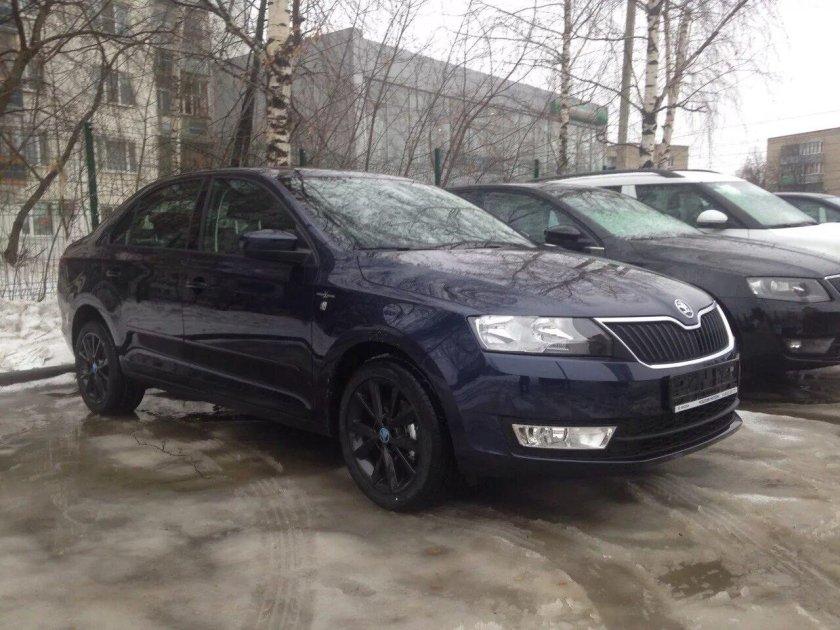 Диски черные Шкода Рапид 16