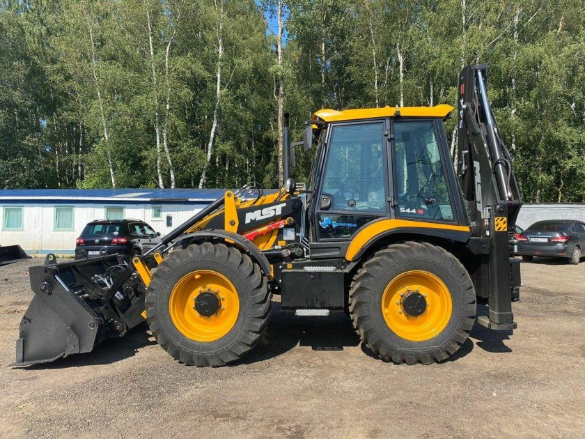 MST m544s экскаватор-погрузчик