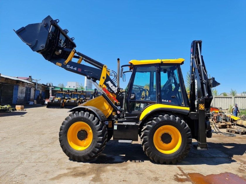 MST m544s экскаватор-погрузчик