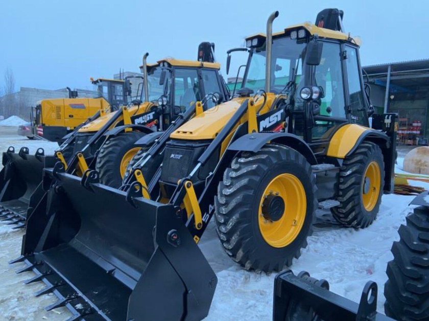 MST m544s экскаватор-погрузчик